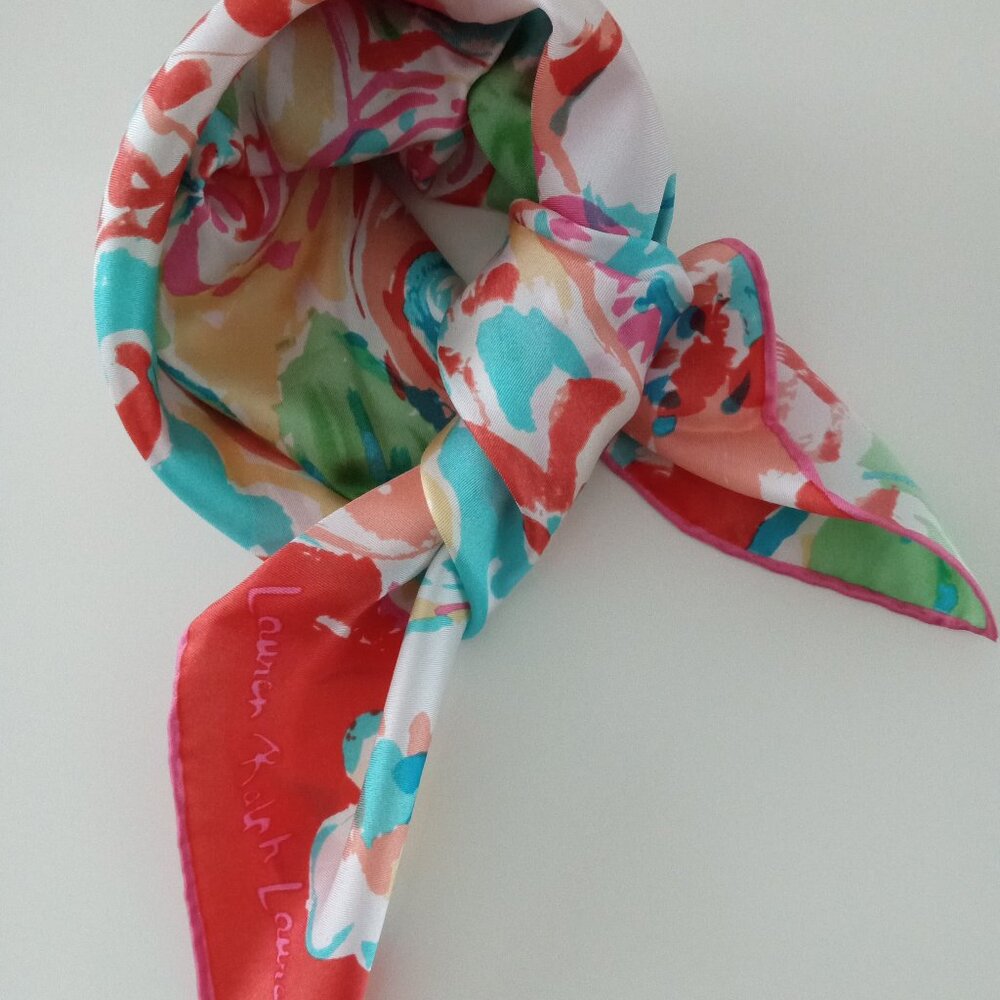 Lauren Ralph Lauren 100% silk scarf - New without tags